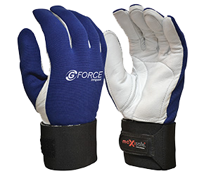 MAXISAFE GLOVES G-FORCE MECHANICS ANTI-VIBRATION MED 